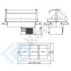 Zdjęcie Wanna chłodnicza 1560x670x485, AISI 304, Komat KL7-14.0004