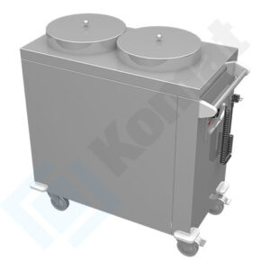 Dystrybutor talerzy - podwójny 850x450x900, AISI 304, Komat KNP-41.1028