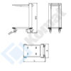 Zdjęcie Dystrybutor tac 710x454x970, AISI 304, Komat KNP-42.0066