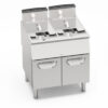Zdjęcie Frytownica gazowa 15+15L 2-komorowa z elektronicznym sterowaniem B-FLEX 800x790x1210 Bertos SGL15+15M-BF