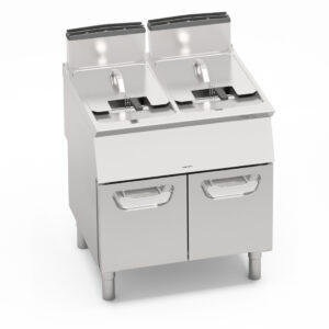 Frytownica gazowa 15+15L 2-komorowa z elektronicznym sterowaniem B-FLEX 800x790x1210 Bertos SGL15+15M-BF